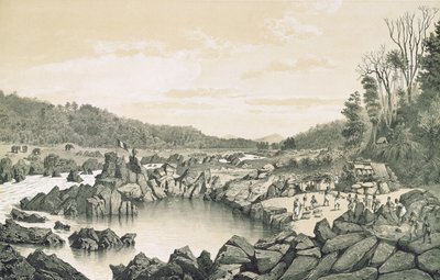 French Camp on the Banks of the River Mekong, from 